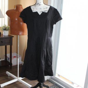 Women's Black Cotton Dress - Size 3XL - Girstunm brand - GUC